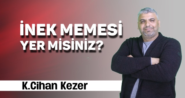 Daha önce inek memesi yediniz mi?