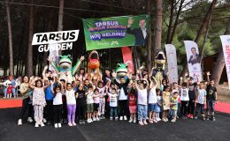 Tarsus’ta binlerce kişi Doğa Parkı ve Gençlik Kampı’na akın etti.