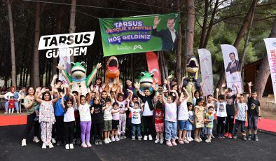 Tarsus’ta binlerce kişi Doğa Parkı ve Gençlik Kampı’na akın etti.