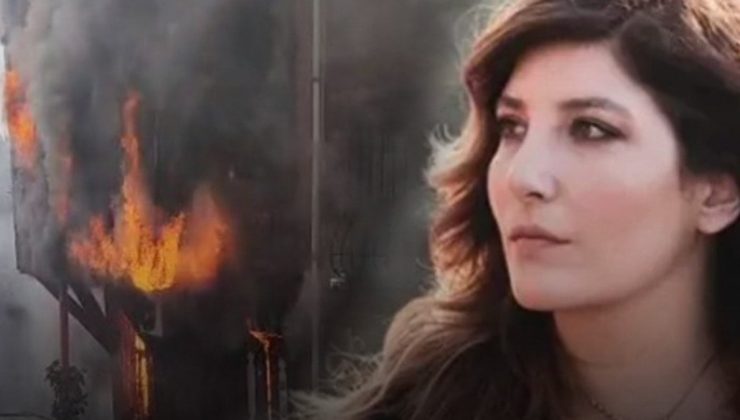 Bebek'teki alevler ünlü oyuncunun da evini yaktı