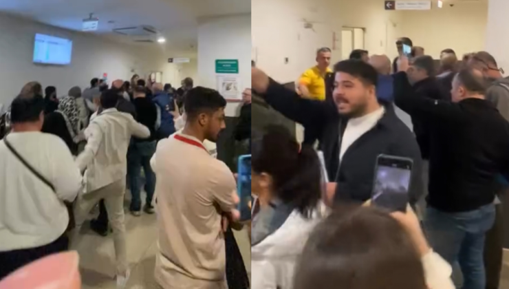 Hastanede ortalık karıştı: 'Sıranı bekleyeceksin' kavgası kamerada